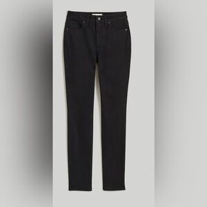 Madewell Black Curvy High Rise Skinny Jeans